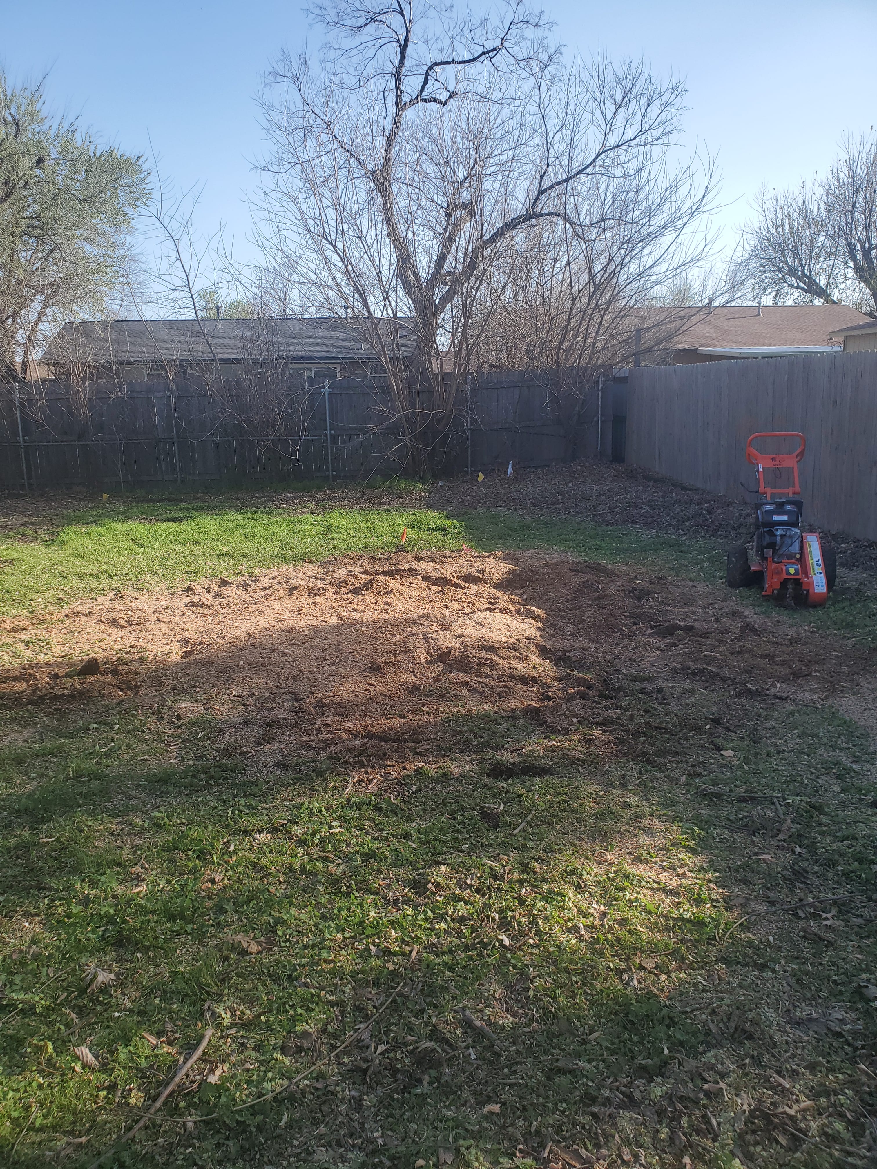 Grass & Trees, LLC Fully Insured Stump Grinding Service in Moore, Norman & South OKC